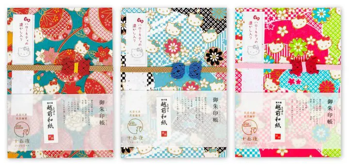 帶著 Hello Kitty 御朱印帳 花色