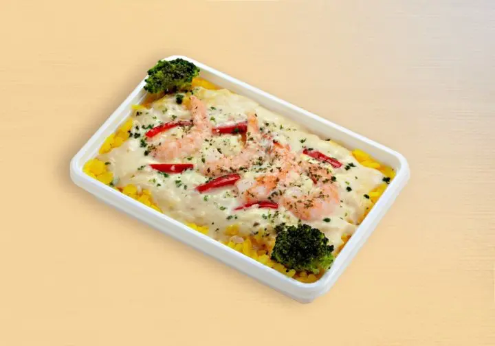 東京羽田機場 飛機餐自動販賣機 鮮蝦柚子胡椒醬燉飯