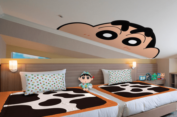 蠟筆小新主題客房 愛知暑假旅行