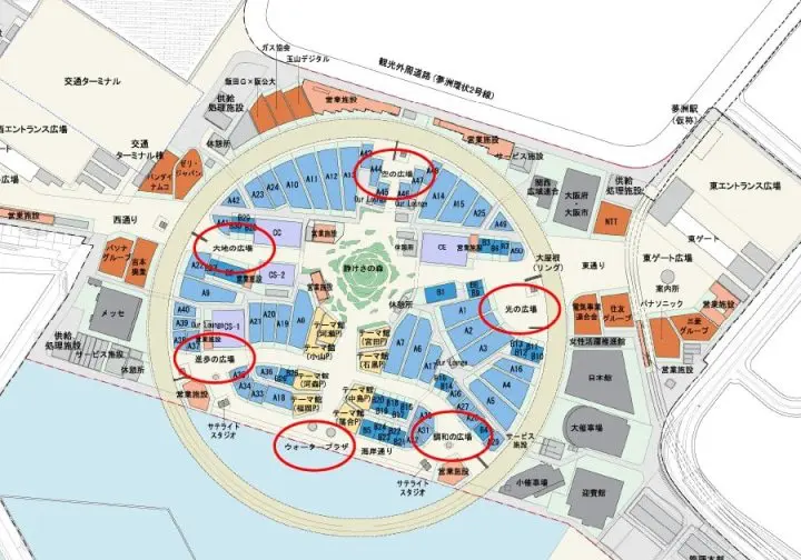 大阪2025年世博 會場設計圖