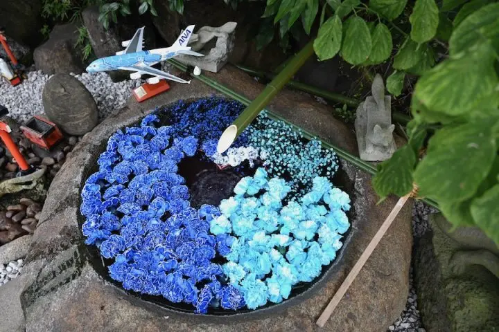 東京穴守稲荷神社 花手水