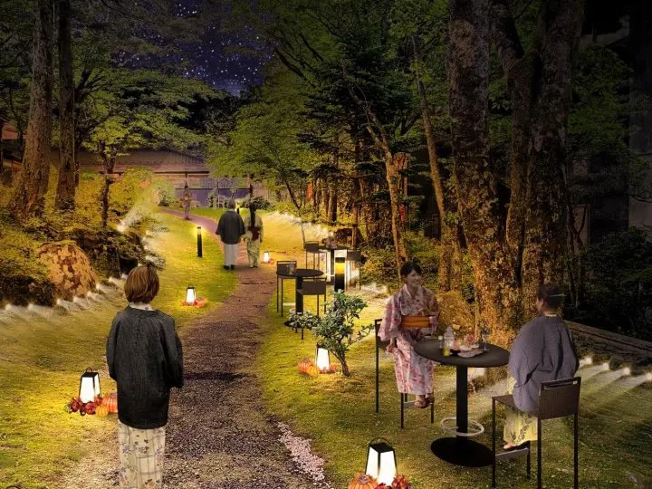 Enjoy Bonfires, Starry Skies and Cocktails at one of the “Healing Halloween Terraces” In Hakone!