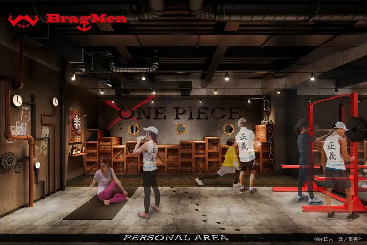 航海王概念健身房「ONE PIECE FITNESS BragMen」澀谷MODI