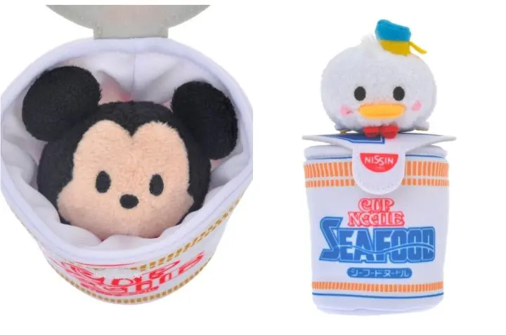 日清食品杯麵 迪士尼聯名商品 tsum tsum娃娃