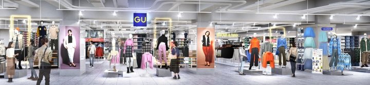 GU 銀座旗艦店MARRONNIER GATE GINZA2