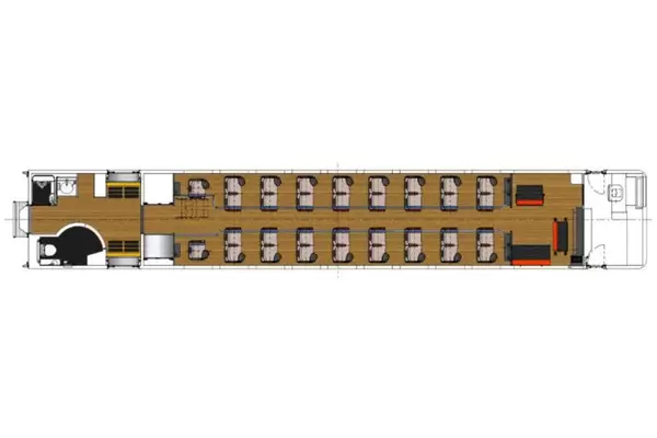 JR東日本 新觀光列車「SATONO」2號車廂