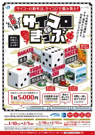 JR西日本旅行骰子車票