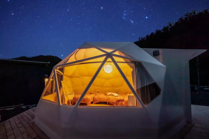 Luxury Riverside Glamping in the Heart of Japan! Nagara Riverside Glamping KITEN