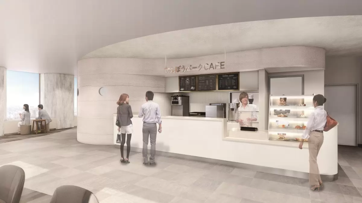 池袋Sunshine City「Sunshine60展望Park」咖啡廳