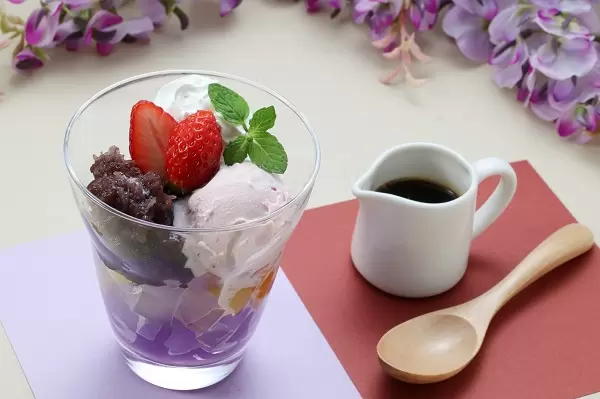 足利花卉公園 藤花甜點