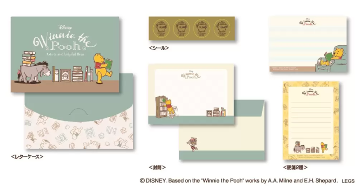 日本郵局聯名:小熊維尼商品