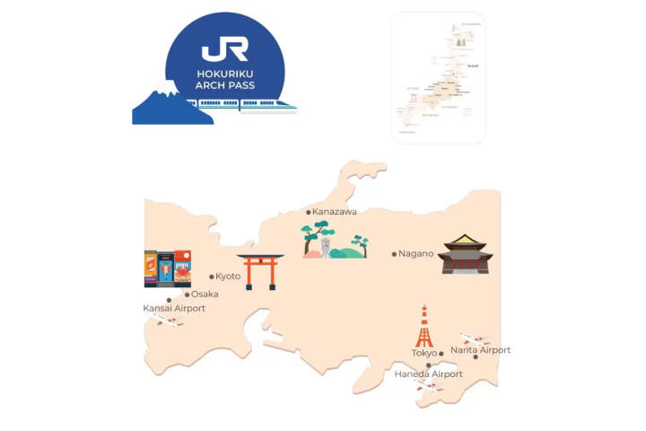 Hokuriku Arch Pass: Explore Nagano and Kanazawa on Your Way to Kyoto