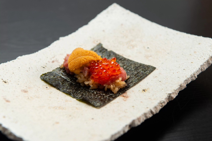 [大阪美食]“Uzushio”用寿司和鱼火锅吃在木津市场购买的极其稀有的鱼