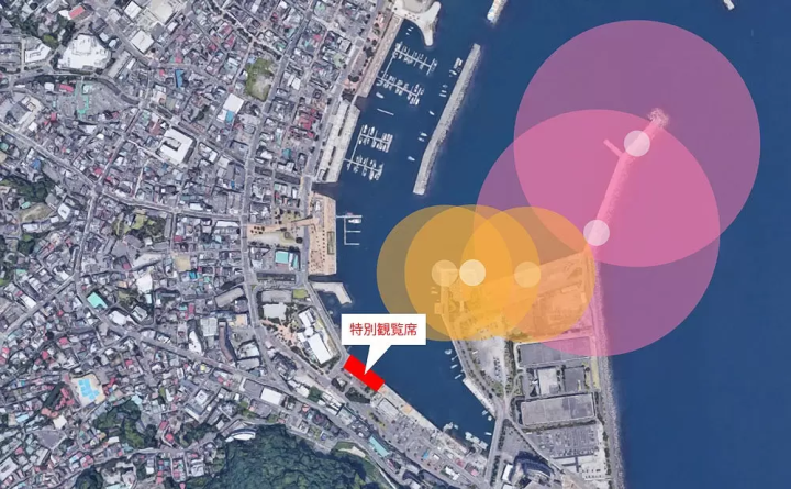 Atami Marine Firework Festival, Dazzling Fireworks, And Shimmering Ocean Views