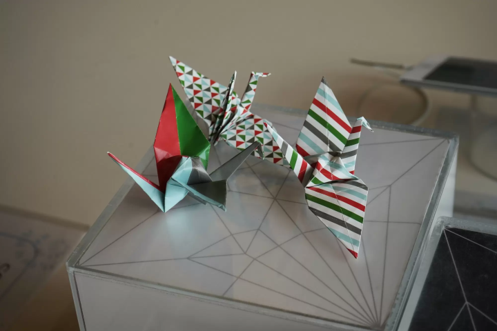 oriduru tower origami cranes