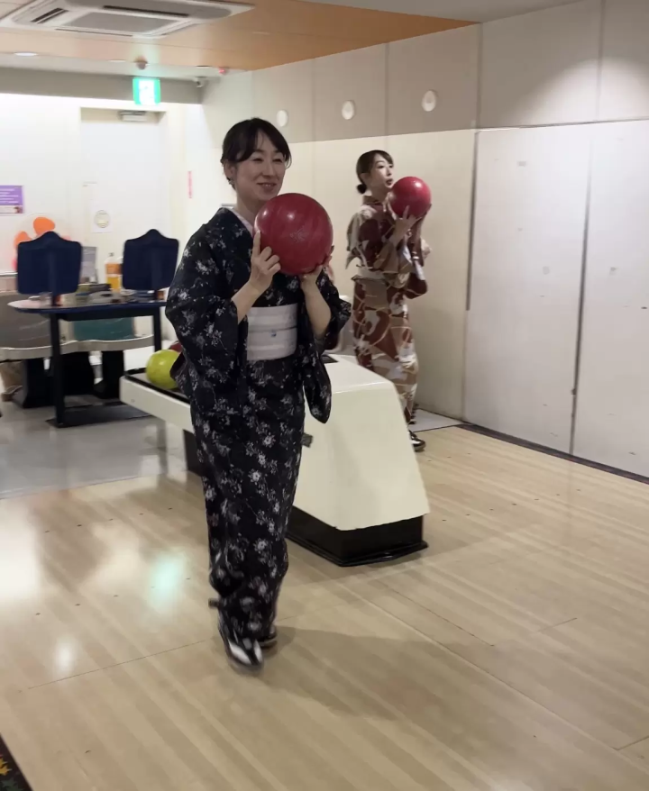 ゆかたでボウリング大会！