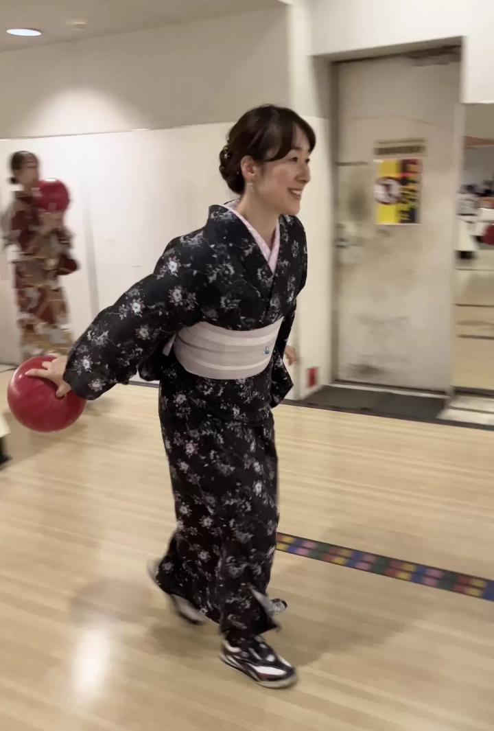 ゆかたでボウリング大会！
