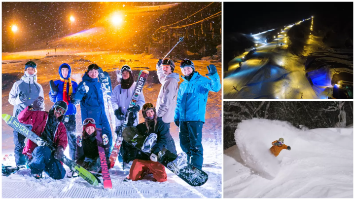 【岐阜県・奥美濃】ホテル隣接！ 夜も楽しいスキー場『DYNALAND』！