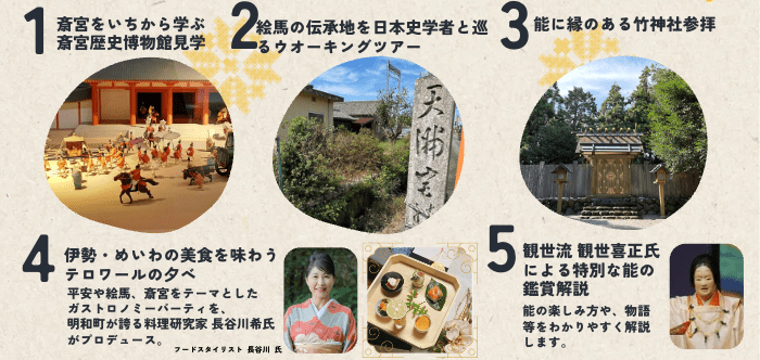 Saiku dedication firewood Noh special viewing tour Date: November 4, 2023 13:00-19:00 + accommodation plan