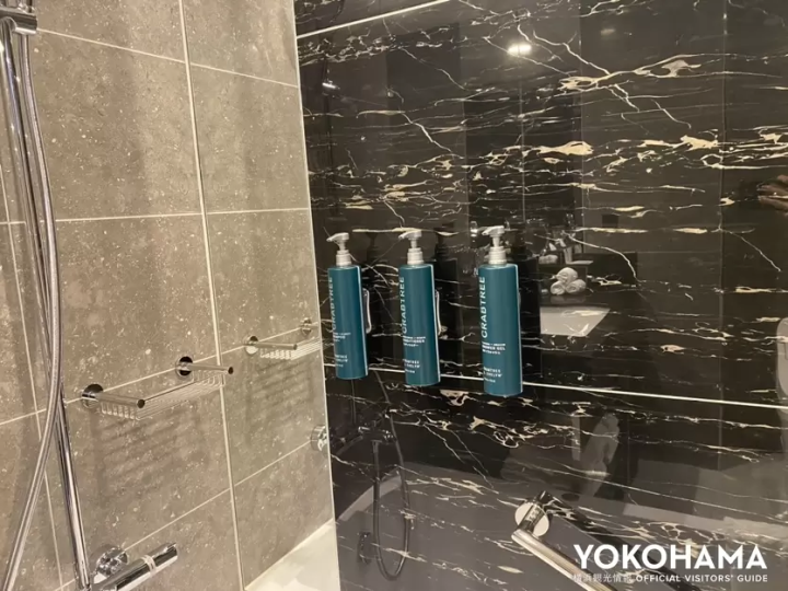 所有客房設施均為瓶裝。 