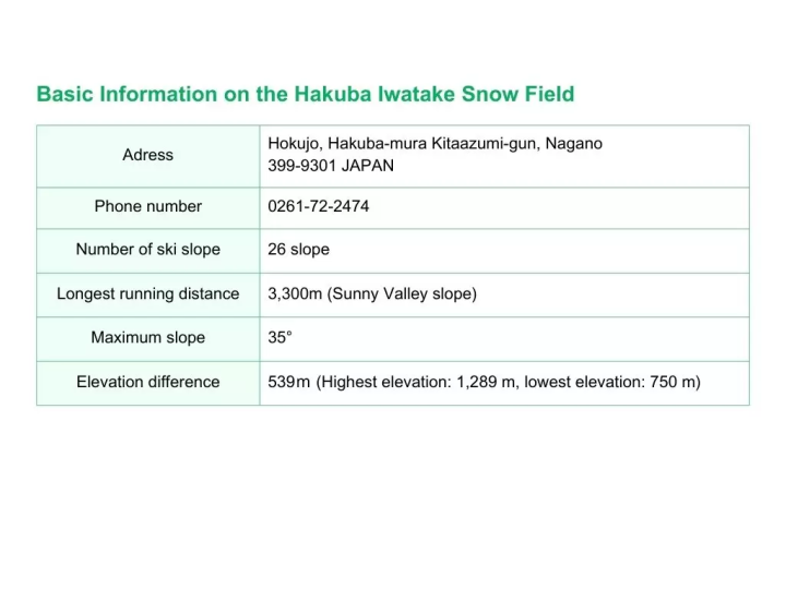 Let's go to Hakuba Iwatake Snow Field! Introducing the features and ways to enjoy ski resorts