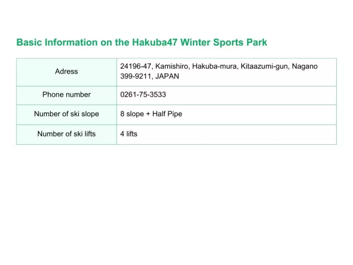 スキー場「Hakuba47」の魅力とは？人気のパークや宿泊施設も紹介