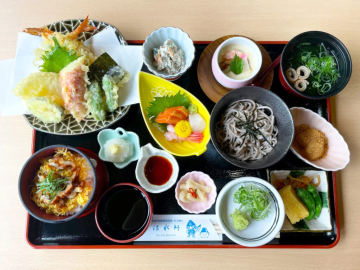 姬御膳（2,680日元）数量有限 照片提供：“姬路城西宅邸遗址花园好古园” 