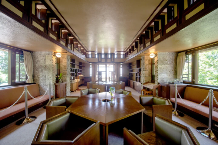 【고베시】 일본에 현존하는 귀중한 프랭크 로이드 라이트 건축은 최고의 사진 빛나는 장소