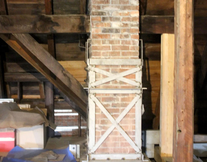 后台参观时可以参观的阁楼<br> 