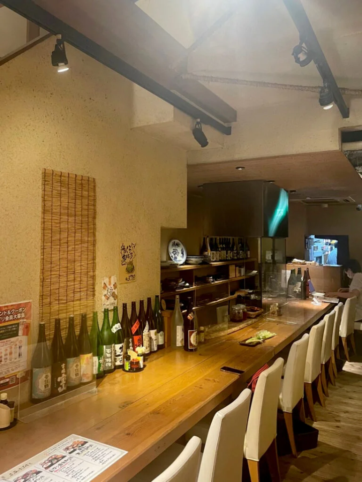 Inside the store on the second floor