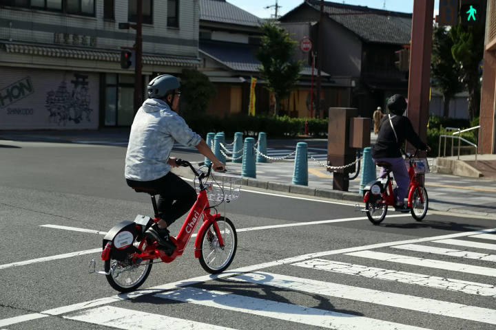 주변의 거리 풍경에도 도카이도·에도 시대감을 남기고 있어, 자전거로 달리는 것이 제일 좋은 즐기는 방법입니다 