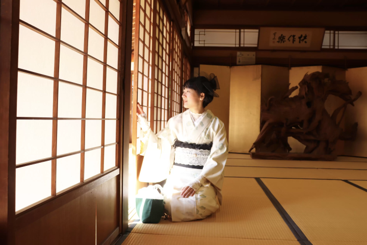[Saikotei] You can also try kimono and matcha tea here. You can also enjoy wearing armor and trying out a rickshaw. 