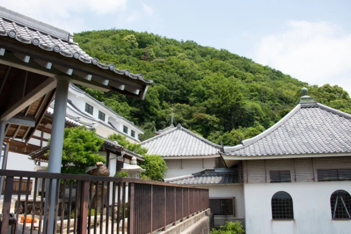 The summit of Mt. Kozan seen from the observatory 