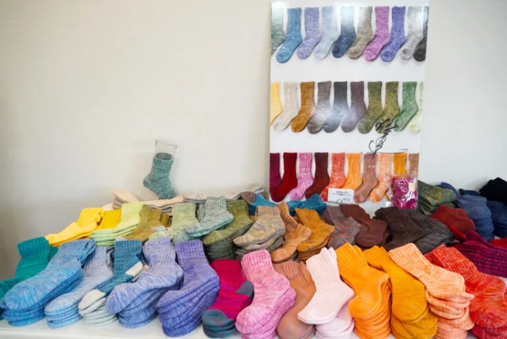 Loose ankle knit socks 660 yen