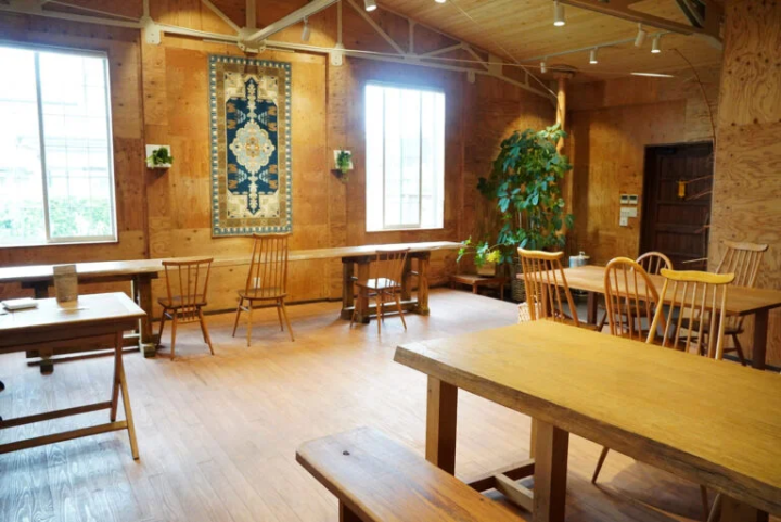 Inside the store with a stylish atmosphere