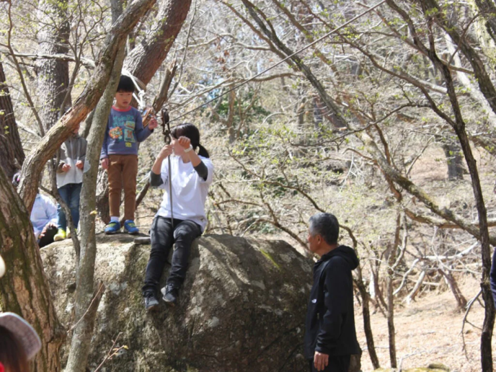 まずはスタッフさんのお手本から 