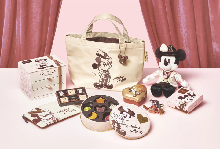 Disney StoreＸGODIVA 巧克力可愛聯名