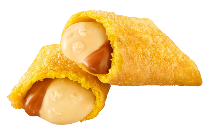 日本麥當勞「焦糖奶油糖派＆比利時巧克力派」5