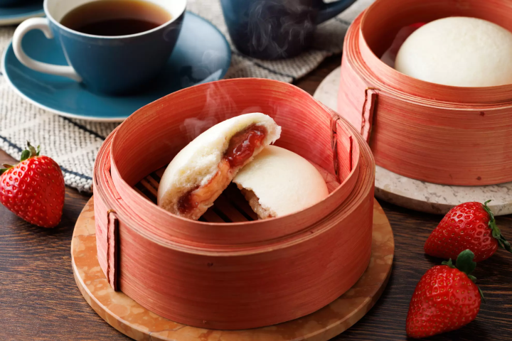 LAWSONＸICHIBIKO草莓包子