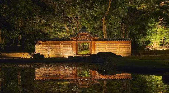 小石川後樂園夜間點燈