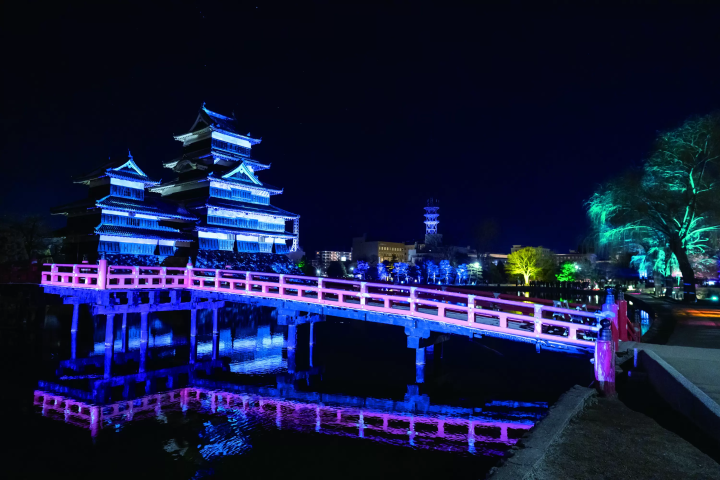 [จัดขึ้นตั้งแต่วันเสาร์ที่ 16 ธันวาคม 2023 ถึงวันอาทิตย์ที่ 18 กุมภาพันธ์ 2024] การทำแผนที่การฉายภาพหอคอยปราสาทมัตสึโมโต้สมบัติแห่งชาติปี 2023-2024