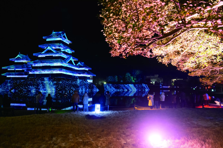 [จัดขึ้นตั้งแต่วันเสาร์ที่ 16 ธันวาคม 2023 ถึงวันอาทิตย์ที่ 18 กุมภาพันธ์ 2024] การทำแผนที่การฉายภาพหอคอยปราสาทมัตสึโมโต้สมบัติแห่งชาติปี 2023-2024