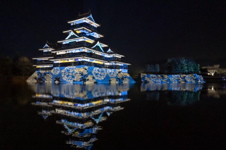 [จัดขึ้นตั้งแต่วันเสาร์ที่ 16 ธันวาคม 2023 ถึงวันอาทิตย์ที่ 18 กุมภาพันธ์ 2024] การทำแผนที่การฉายภาพหอคอยปราสาทมัตสึโมโต้สมบัติแห่งชาติปี 2023-2024