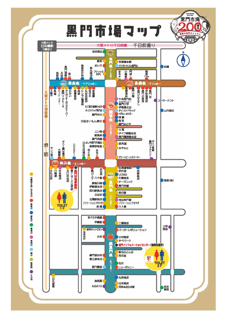 【大阪】2024最新「黑門市場」交通、必吃美食購物資訊攻略！