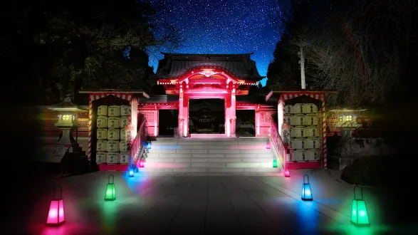 漫步在充满梦幻灯光的秩父～秩父夜街绫漫步～龙之漫步～冬季的灿烂～