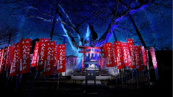 漫步在充满梦幻灯光的秩父～秩父夜街绫漫步～龙之漫步～冬季的灿烂～