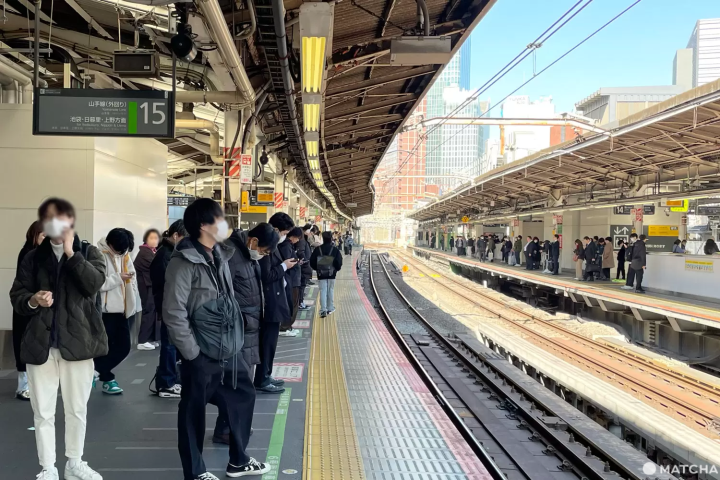 JR新宿山手線ホーム