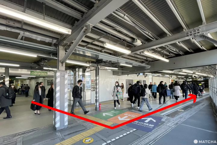 井の頭線への乗りかえ