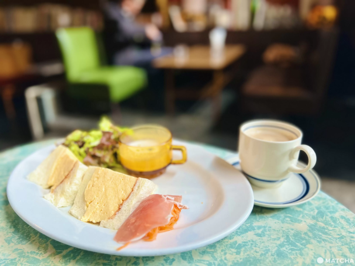 喫茶マドラグ（La Madrague）厚切鸡蛋三明治