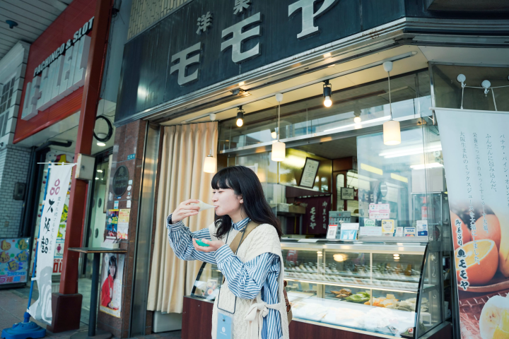 【大阪名物ミックスジュースが大福に】お昼どきまでに訪れるべき名店「和洋菓子 モモヤ」